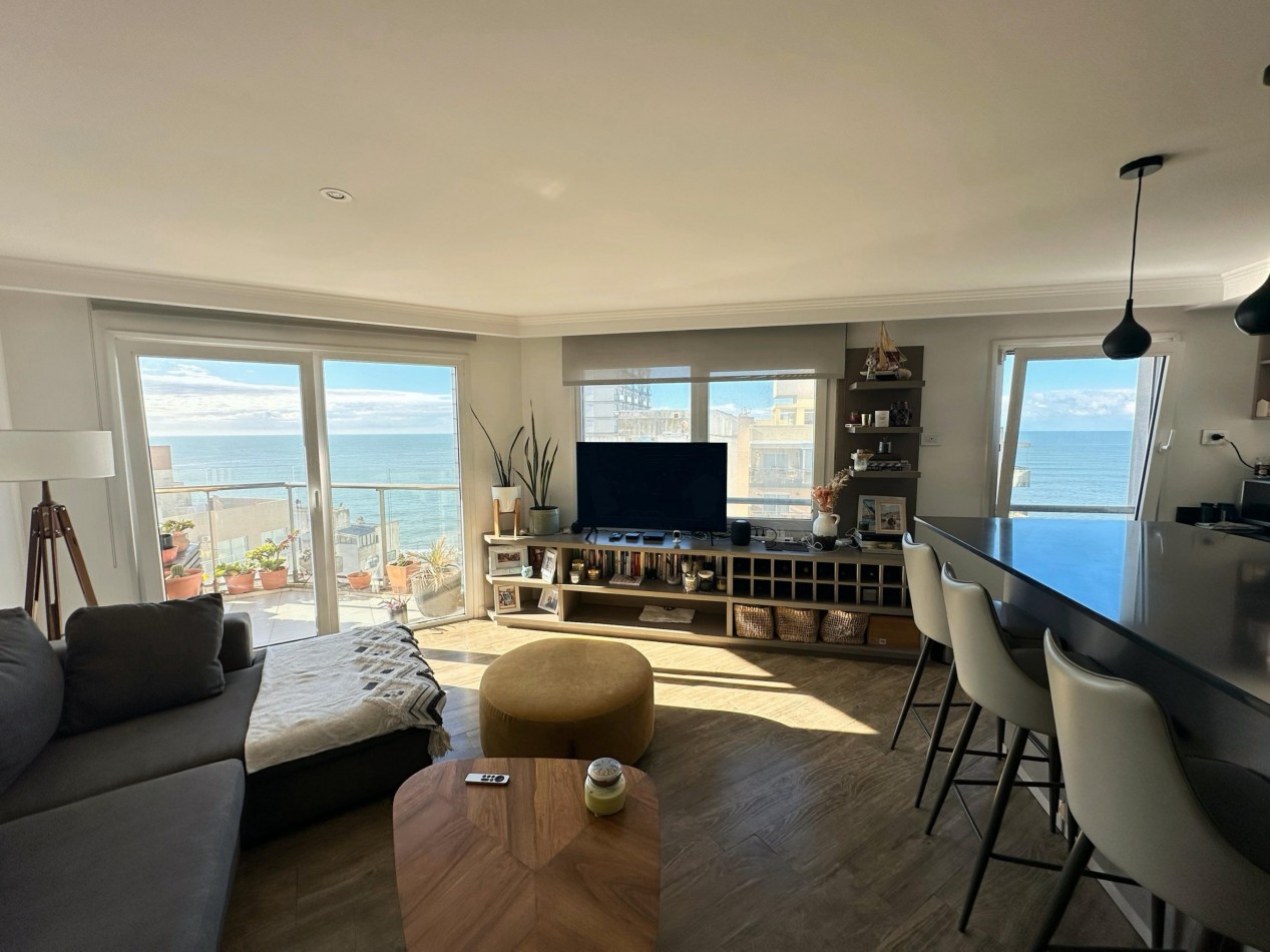 Departamento 2 ambientes con vista al mar