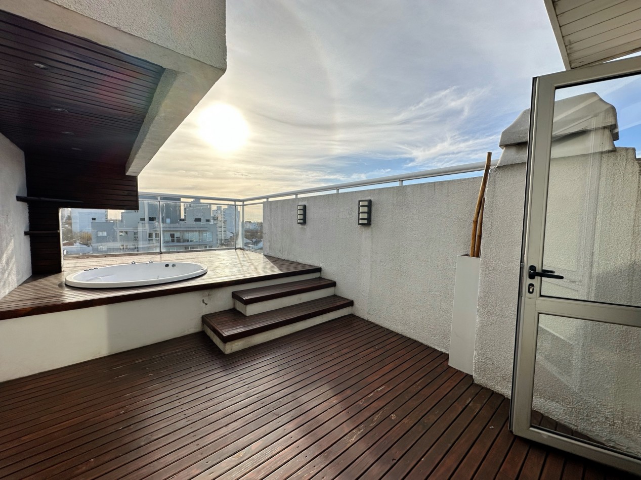 Departamento con terraza propia barrio Chauvin