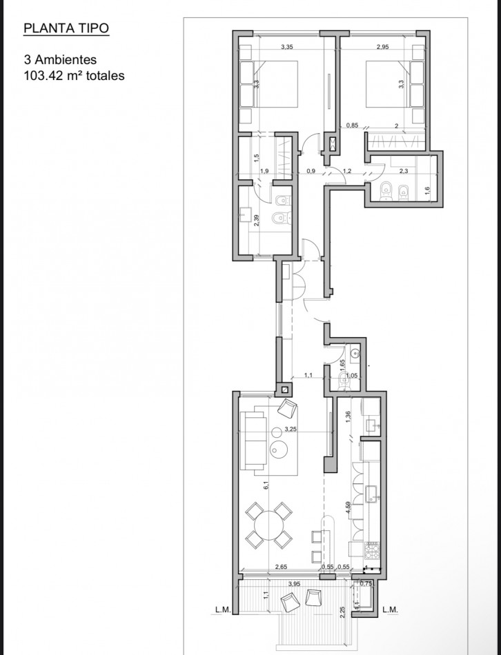 Departamento en venta 