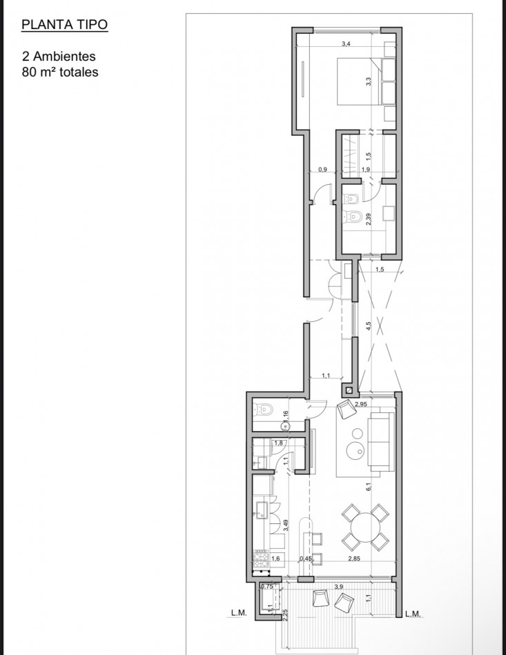 Departamento en venta 
