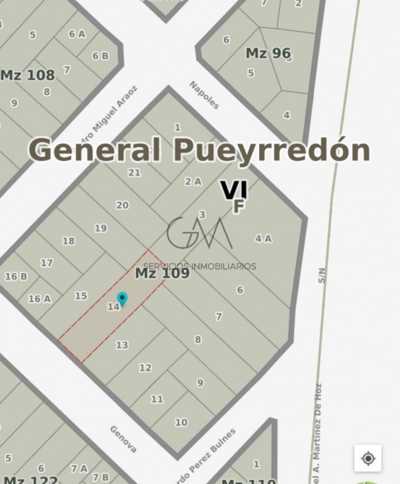 Lote en venta Punta Mogotes